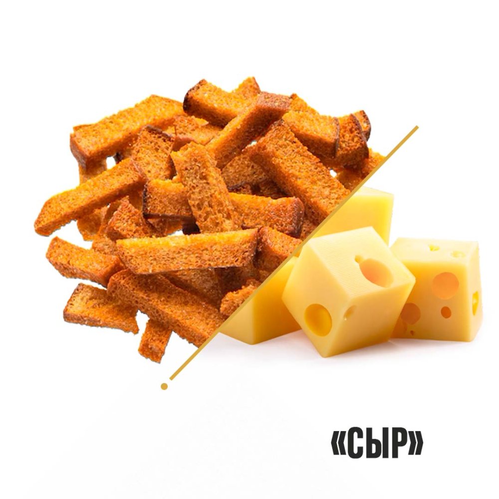 Гренки пшеничные Дон Крутон "Сыр" 1кг