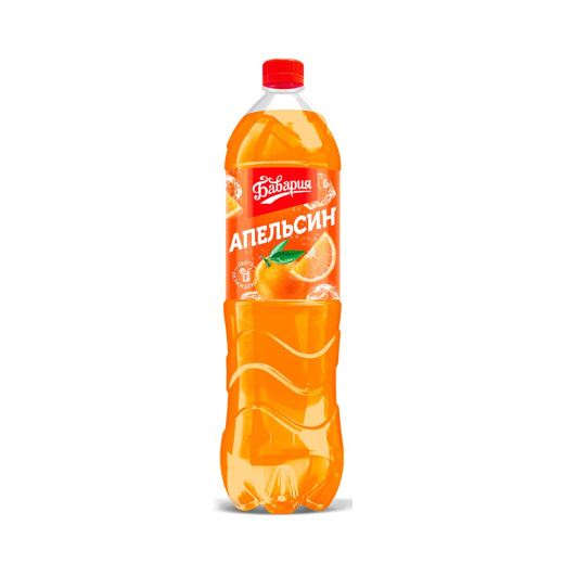 Сладкий газированный напиток "Бавария Апельсин" пэт 1,5л